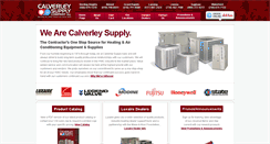 Desktop Screenshot of calverleysupply.com
